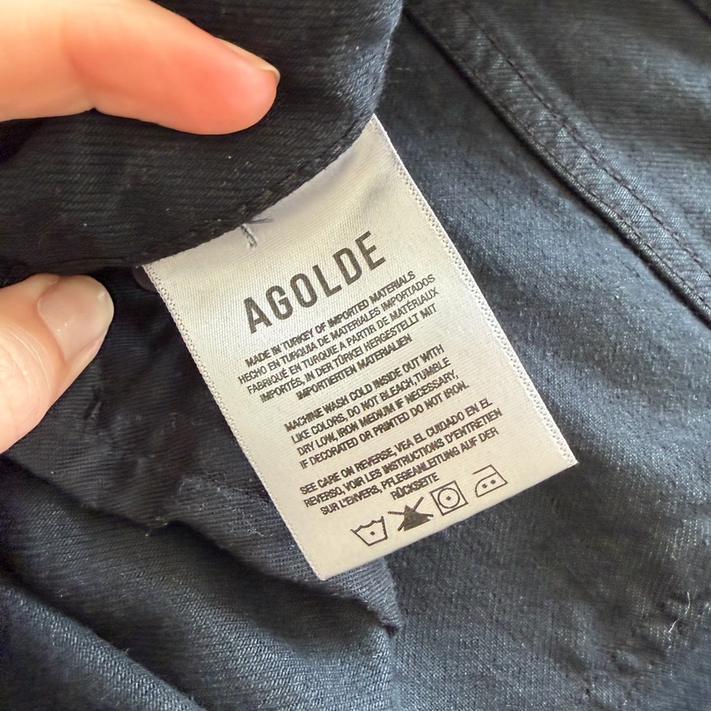 Agolde Ren size 27 color Scowl - Picture 3 of 8